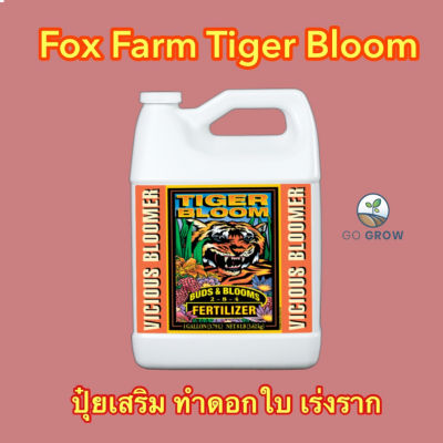 [ready stock]พร้อมส่ง FoxFarm Tiger Bloom ขนาด1L ปุ๋ยหลัก ปุ๋ยเสริม ปุ๋ยทำดอก ปุ๋ยทำใบมีบริการเก็บเงินปลายทาง