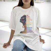 เสื้อยืดโอเวอร์ไซส์ Cotton 100% แฟชั่นสไตล์เกาหลี T-Shirt Oversize สกรีนลายคมชัด พร้อมส่ง