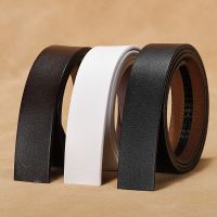 Brand 100 Pure Cowhide Belt Strap No Buckle Real Genuine Leather Belts without Automatic Buckle Belt for Men High Quality