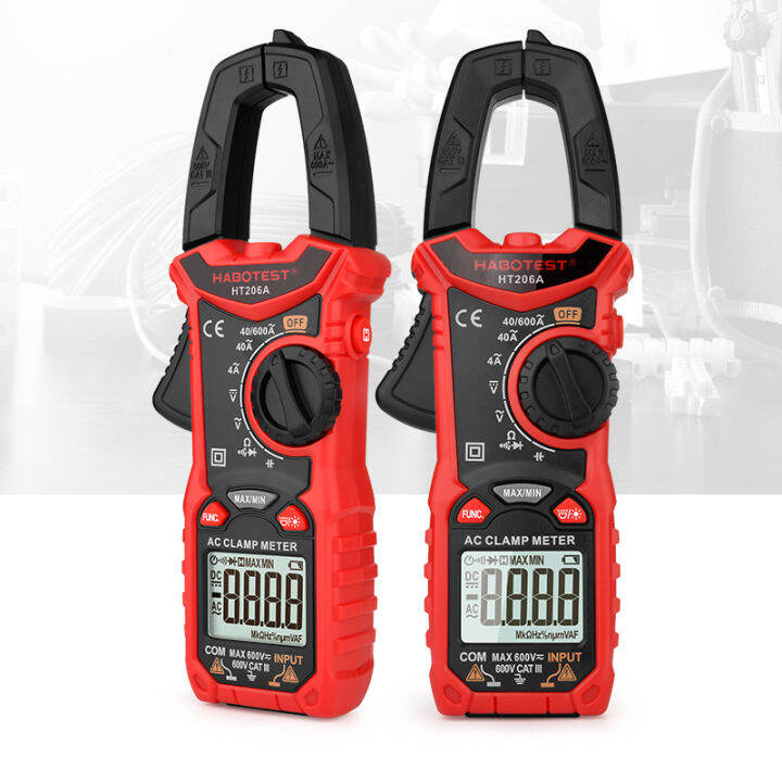 ht206a-600v-600a-4000-counts-ac-digital-clamp-meter-multimeter-pinza-amperimetrica-ohm-continuity-max-min-alicate-amperimetro