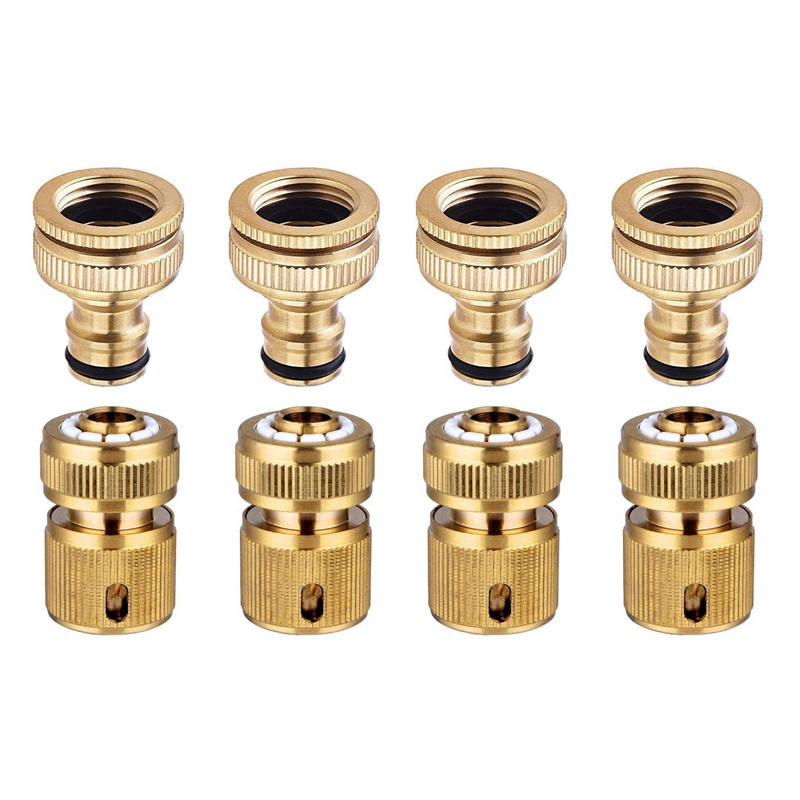 3/4" Garden Hose Tap Adaptor Water Pipe Connect Fitting Female Male Connector 