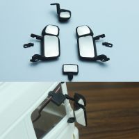 1 Pair Metal Rearview Mirror Decorate for 1/14 Tamiya RC Truck Trailer Tipper Scania R470 R620 R730 Car Diy Parts