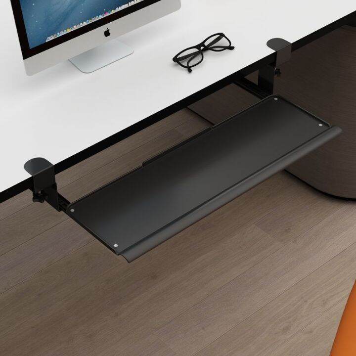 Large Tilting Keyboard Tray Under Desk Pull Out with Extra Sturdy C ...