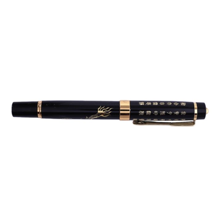 luoshi-ballpoint-pen-818-with-the-chinese-dragon-pattern-pen-black