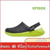 〖2022คุณภาพสูงและราคาถูก〗CROCS LITERIDE CLOG รองงเท้าแตะ รองเท้าแฟชั่นญ รองเท้าแตะ รองเท้าแตะชาย รองเท้าแตะหญิง รองเท้าผู้หญิง รองเท้าผู้ชาย รองเท้าใส่ในบ้าน T025-04 แบบเดียวกับในห้าง