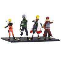 【New-store】 IM Collections. ชุดของเล่นตุ๊กตา4ชิ้นขนาด16-19ซม.,โมเดลของเล่นสะสม PVC Gaara Minato Gaara