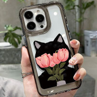 For IPhone 14 Pro Max IPhone Case Thickened TPU Soft Case Clear Case Shockproof Oil Painting Style Compatible with For 13 Pro Max