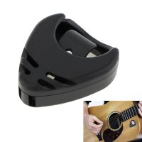 【CW】✺❡✉  Plastic Stick on Pick Holder Plectrum Storage for Bass with Adhesive Back