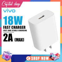 หัวชาร์จ หัวชาร์จเร็ว Original Charger Vivo V1020D-US (White) Charger Adapter 18W Suport Fast Charging 2.0, หัวชาร์จแท้