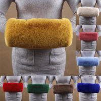 Keep Warm Winter Super Warm Faux Fur Hand Warmer Fur Pillow Cushion Cover Hand Cage Warm Sleeve Hand Tube