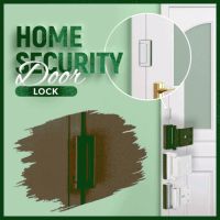 ใหม่ Home Security ประตูล็อคโลหะล็อค Home Room Anti Theft อลูมิเนียมอัลลอยด์ล็อคความปลอดภัยที่พักประตู Stopper ~