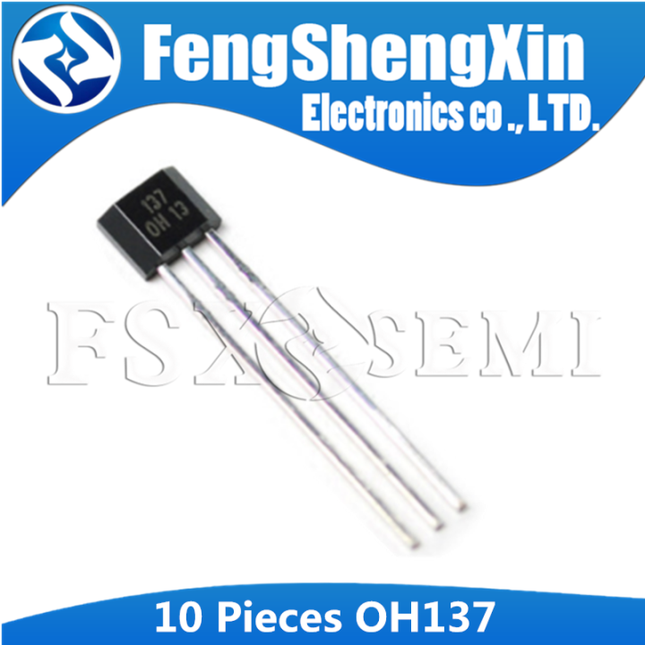 10pcslot OH137 137 Hall Effect Sensor for Highly Sensitive Instruments