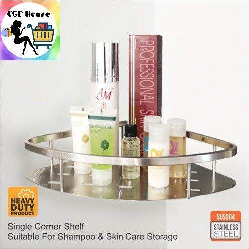 Sinor BF9107SC SUS304 Stainless Steel Bathroom Corner Shelf, Corner