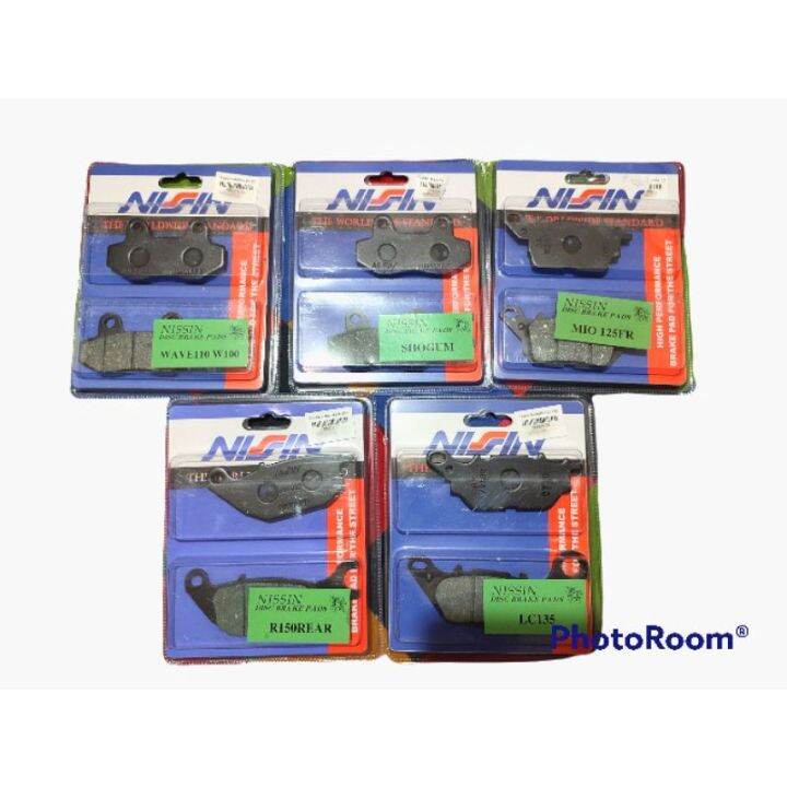 NISSIN Brake Pad for MIOi125 / M3 / MIO / NMAX AEROX / Raider Rear
