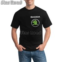 เสื้อยืด S-6XL สีดำผู้ชายโลโก้รถ Skoda 2022มาใหม่ล่าสุดสำหรับผู้ชาย Lengan Pendek Musim Panas เสื้อผ้าลำลองใส่ได้ทั้งชายและหญิง