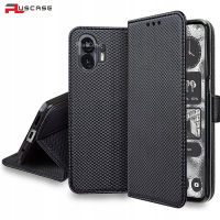 PlusCase สําหรับ Nothing Phone (2) กล่องกระเป๋าสตางค์พร้อมผู้ถือบัตร PU Leather Magnetic Clasp Stand Phone Cover