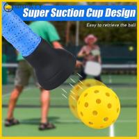 WAPKTY 2 PCS ซิลิโคนทำจากซิลิโคน Pickleball Ball Retriever สากลสากลสากล ถ้วยดูดด้านบน Pickleball picker แบบพกพาได้ อุปกรณ์เสริมลูกบอล ตัวจับยึดปิ๊กบอลด้านบน พายมาตรฐานทั้งหมด