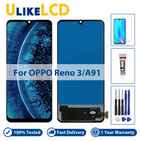 6.4 "สำหรับ Oppo A91 LCD PCPM00จอแสดงผล Touch Screen Digitizer Assembly สำหรับ Oppo Reno3 Reno 3หน้าจอ