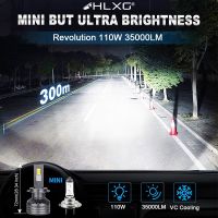 HLXG h4 led headlight 35000LM 12V LED Canbus luces led H8 H9 H11 9005 HB3 9006 HB4 H7 LED Bulbs Automobiles Auto Lamp Car Light