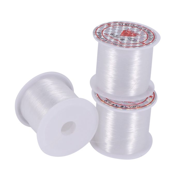 3 Pcs 0.3mm Fishing Line Nylon Fish Fishing Line Spool Beading