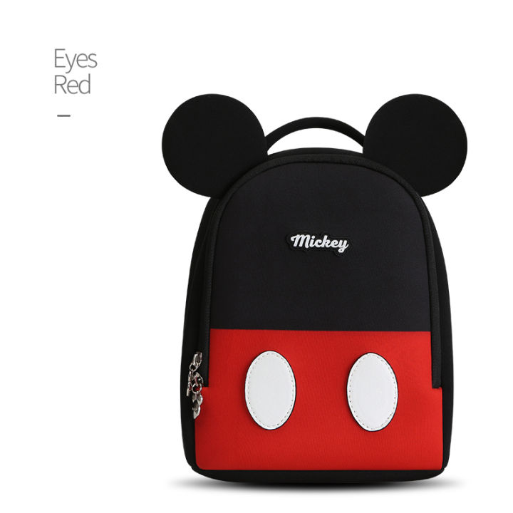 Baby Mickey Backpack Fashion Toddler Anti Lost Backpack Baby Cartoon Pattern Children Schoolbag Kids Walking Leashes Bag