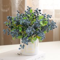 【CC】 Artificial Blueberry Bud Fake Wreath Wedding Decoration Eco-friendly