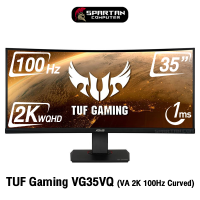 ASUS TUF Gaming VG35VQ Gaming Monitor 35" 2K WQHD (3440x1440) VA 100Hz 1ms จอคอมพิวเตอร์