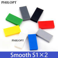 200Pcs DIY บล็อกตัวต่อบางรูปอิฐ Smooth 1X2การศึกษา Creative ขนาดใช้งานร่วมกับ3069 30070ของเล่นเด็ก