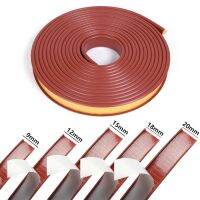 5M Self-Adhesive Edge Banding Tape Furniture Wood Board Cabinet Table Chair Protector Cover U-Shaped Silicone Rubber Seal Strip