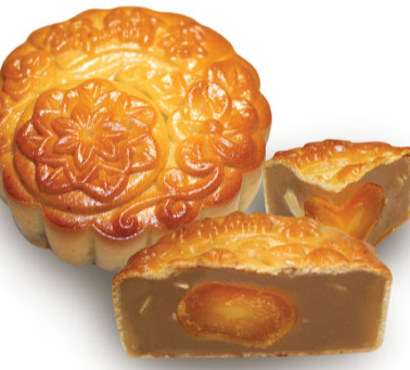 KLT No Cane Sugar Added White Lotus 1 Yolk Mooncake 4 pc 錦綸泰 ...