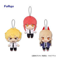 16เซนติเมตรเดิม Furyu น่ารักคลั่งคน Makima Denji พลังงานของเล่นตุ๊กตาอะนิเมะการกระทำของที่ระลึกคอลเลกชัน Kawaii พวงกุญแจจี้ตุ๊กตา