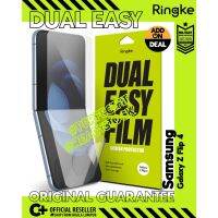 Ringke [DUAL EASY FILM] เคสโทรศัพท์มือถือ HD ยืดหยุ่นสูง สําหรับ Samsung Galaxy Z Flip 4 (2 แพ็ค) fe