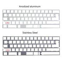 2.25U Left Shift Aluminum Alloy Plate 60 DZ60 Plate for DIY Mechanical Keyboard Stainless Steel Plate GH60