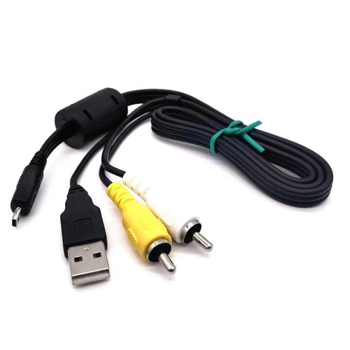 UC-E6 Camera Mini 8 Pin USB Data Cable with Video AV RCA Dual Multi ...