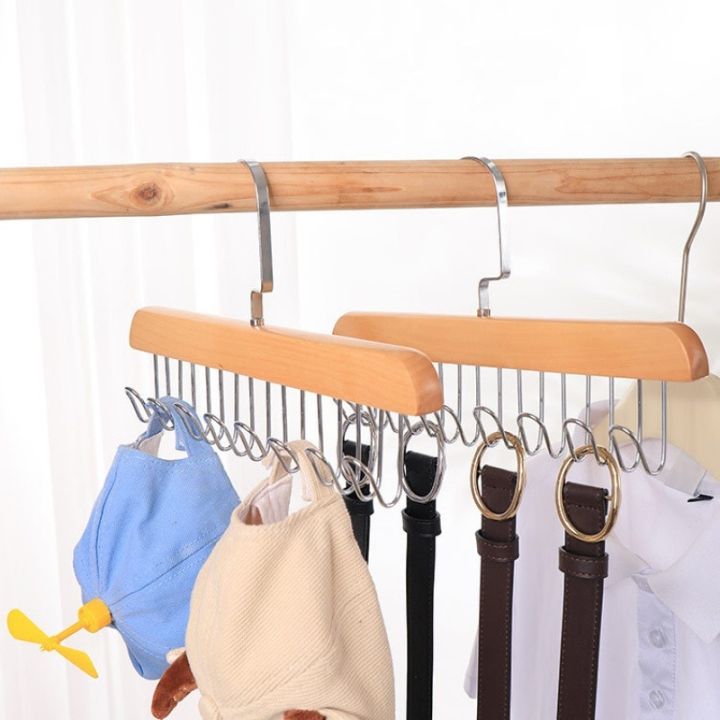 multifunctional-bra-hanger-เข็มขัดไม้แขวนผู้หญิงทนทานและทนทาน-tie-เข็มขัดเก็บสำหรับหมวกผ้าพันคอ-bra-closet-อุปกรณ์