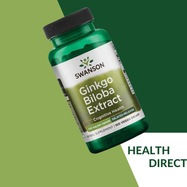 Ginkgo Biloba 24% - 60 Mg Par Capsule - Boîte De 120 Capsules Swanson