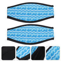 2PCS สองชั้นออกแบบหน้ากากดำน้ำสายรัดสายการดำน้ำสายรัดหน้าปก Neoprene สำหรับหน้ากากดำน้ำ