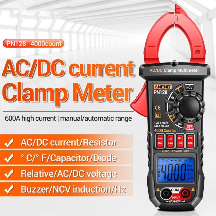 pn128-clamp-meter-acdc-เครื่องทดสอบแรงดันไฟฟ้า600a-current-clamp-ncv-true-rms-multimeter-clamp-auto-ranging-ช่างไฟฟ้าเครื่องมือ