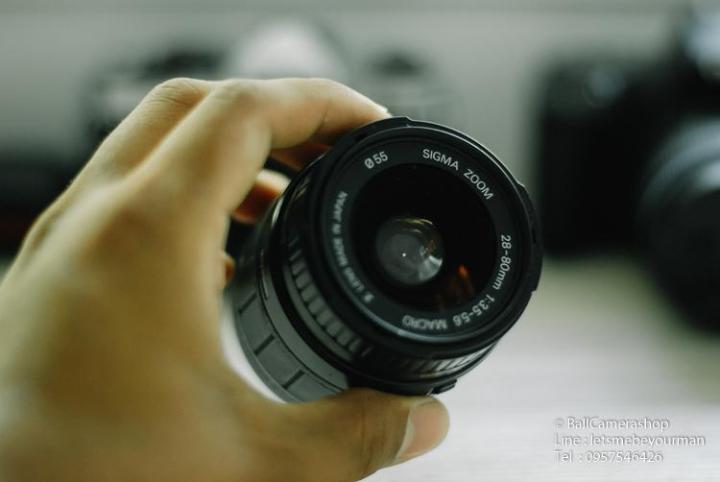 ใส่กล้อง-sony-dslr-ได้ทุกรุ่น-ขายเลนส์-macro-มือหมุนงบประหยัด-sigma-28-80mm-f3-5-5-6-macro-เป็นเลนส์ที่ได้อัตรการขยายที่สูงมาก-1ต่อ2-serial-3179909