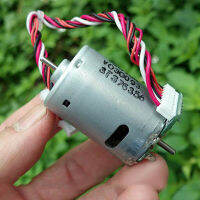 Johnson Rs-385 Micro 27.5มอเตอร์อิเล็กทริค Dc 12V-24V 13600Rpm เพลาคู่แรงบิดขนาดใหญ่พร้อมตัวเข้ารหัสความเร็วฮอลล์บอร์ด Pcb 7สาย