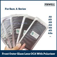 5ชิ้น3 In 1หน้าจอ Lcd กระจกหน้า Oca Polarizer สำหรับ A11 A21 A31 A41 A51 A71หน้าจอโทรศัพท์สัมผัส A21s