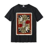 The Big Lebowski The Dude Abides Vintage Playing Card Harajuku Tees Fashionable Family Cotton Men T Shirts Normal - lor-made T-shirts XS-6XL