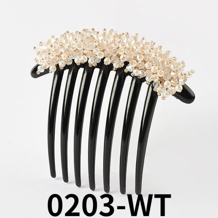 new-japanese-and-korean-adult-elegant-hair-accessories-crystal-beaded-seven-tooth-hair-comb-fashion-womens-headwear