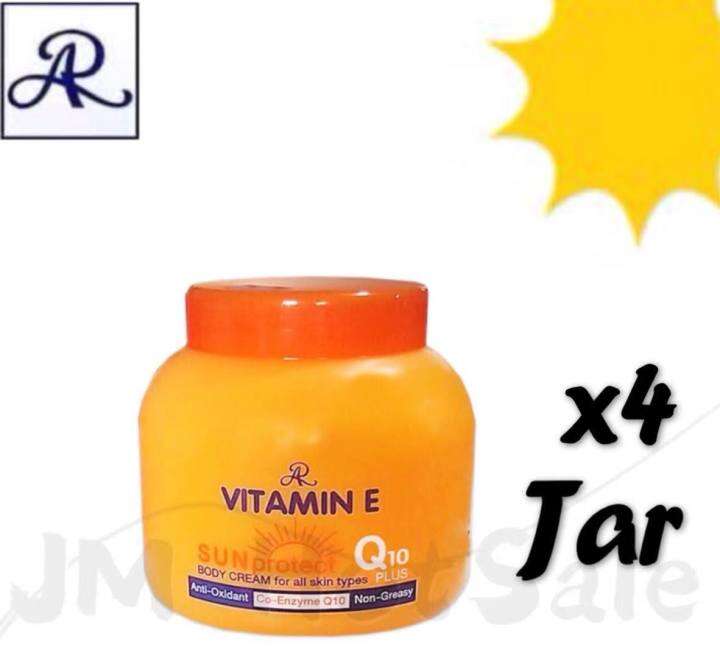 JM (4JAR) AR Vitamin E Cream Sun Protect Q10 Plus 200g Lazada PH