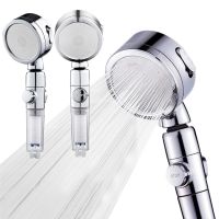 360 Rotated Rainfall Shower Head High Pressure Water Saving Sprayer Bathroom Handheld Pressurized Massage Showerhead with Filter