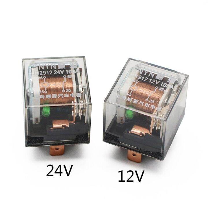 1pcs Automotive Relay 12V 100A 5Pin SPDT High Capacity Switching Car
