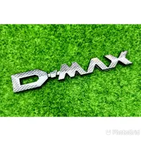 โลโก้ D-MAX สีเคฟล่า ติดท้ายรถยนต์