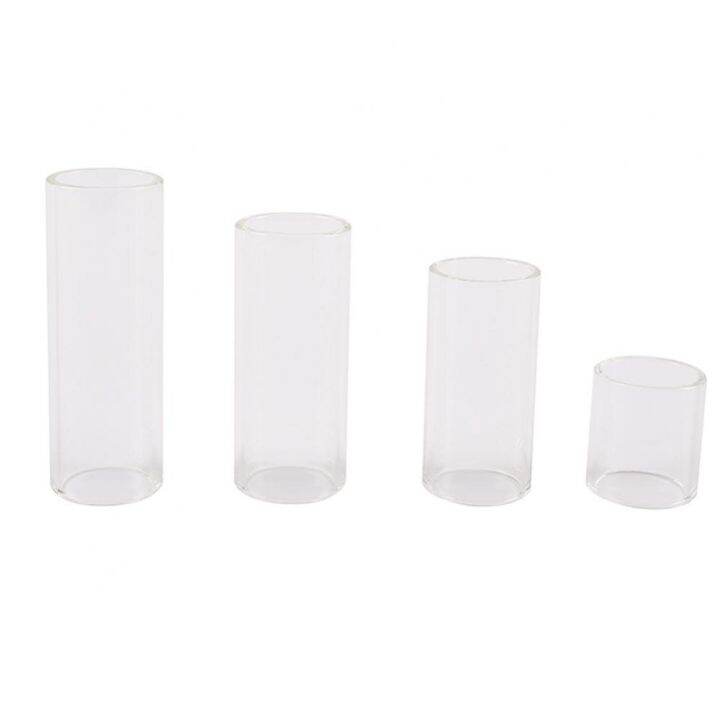 slider-tube-transparent-glass-guitar-bass-finger-protection-sleeve-accessories-guitar-pick-accessories-60mm-length-guitar-bass-accessories