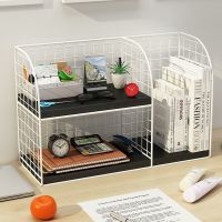 [COD] Table desktop simple cosmetics storage bay window multi-layer bookshelf kitchen debris finishing shelf