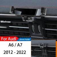 ที่วางโทรศัพท์ในรถ KPY-45สำหรับ Audi A6 A7 2012-2022 C7 C8 PS โทรศัพท์มือถือนำทางด้วยแรงโน้มถ่วงแบบพิเศษมีที่ยึดเคสไอแพดแบบตั้งได้360องศา